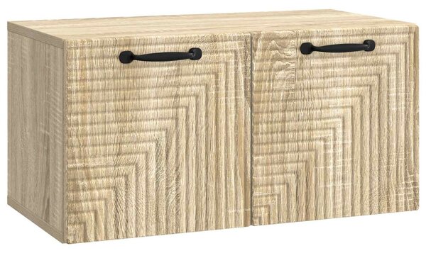 Fali TV szekrény Sonoma Tölgy 59,5 x 31 x 30 cm Szerelt Fa