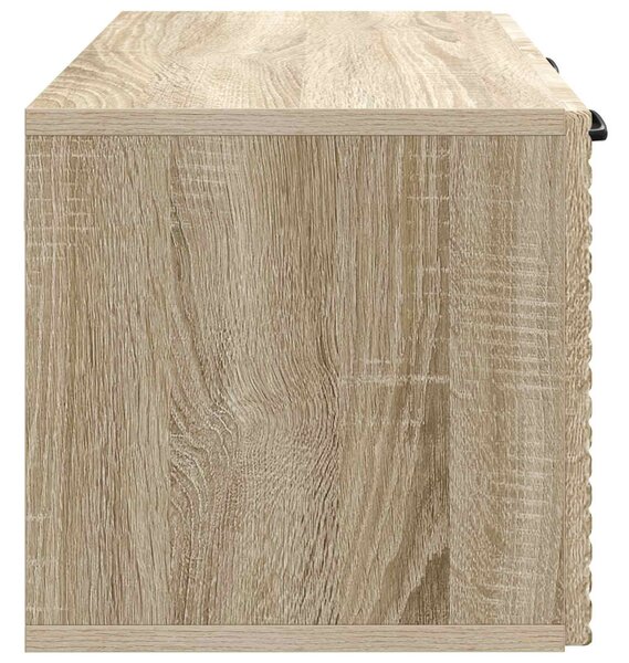 Fali TV szekrény Sonoma Tölgy 59,5 x 31 x 30 cm Szerelt Fa