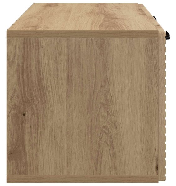 Fali TV szekrény Kézműves Tölgy 59,5 x 31 x 30 cm Szerelt Fa