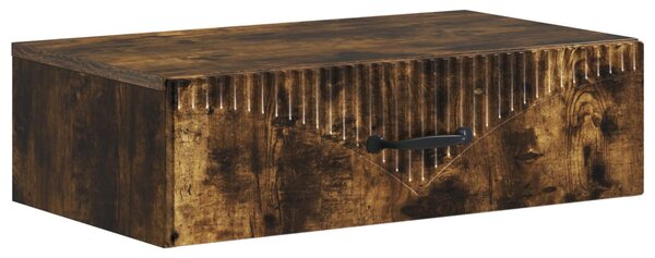 Fali oldaltábla Füstös Tölgy 59 x 34,5 x 17 cm Szerelt Fa