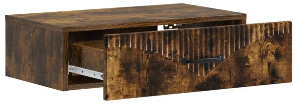 Fali oldaltábla Füstös Tölgy 59 x 34,5 x 17 cm Szerelt Fa