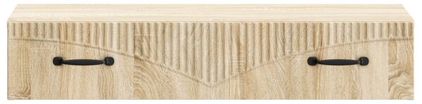 Fali oldaltábla Sonoma Tölgy 87,5 x 34,5 x 17 cm Szerelt Fa