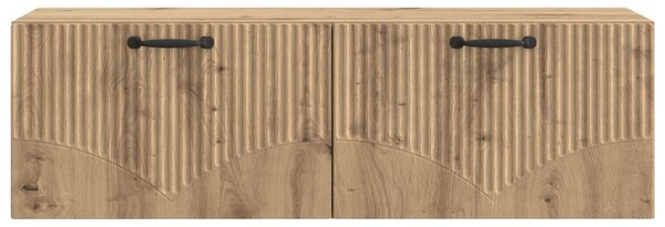 Fali TV szekrény Kézműves Tölgy 98 x 31 x 30 cm Szerelt Fa