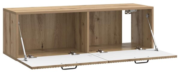 Fali TV szekrény Kézműves Tölgy 98 x 31 x 30 cm Szerelt Fa