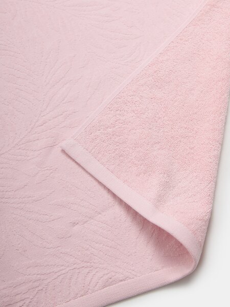 Sinsay - Pamut törölköző növényi mintával - pasztellpink