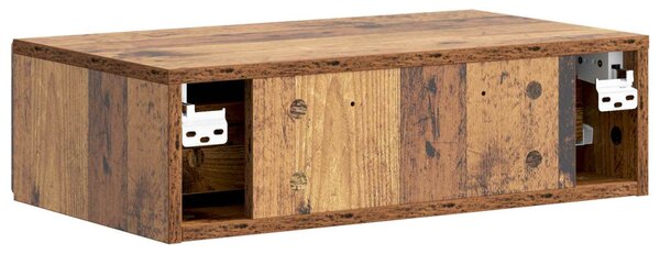 Fali oldaltábla Antik Fa 59 x 34,5 x 17 cm Szerelt Fa