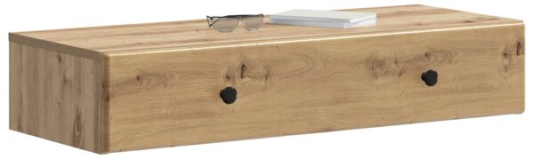 Fali oldaltábla Kézműves Tölgy 87,5 x 34,5 x 17 cm Szerelt Fa