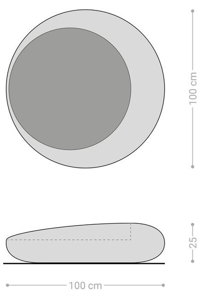 DELIFE Dohányzóasztal Blaise 100x100 cm metál arany domborított üveg taupe