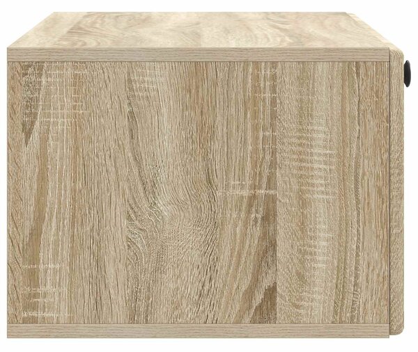 Fali TV szekrény 78,5 x 41 x 30 cm Sonoma Tölgy Szerelt Fa
