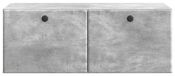 Fali TV szekrény 78,5 x 41 x 30 cm Betonszürke Szerelt Fa