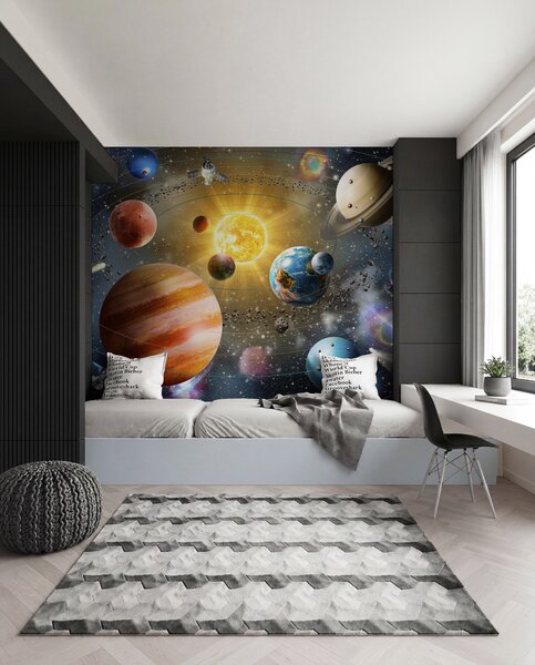 Fotótapéta Lenyűgöző űr, naprendszer, Fotótapéta design, u97222d2 : Uwalls.hu
