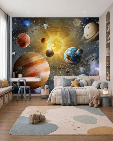 Fotótapéta Lenyűgöző űr, naprendszer, Fotótapéta design, u97222d2 : Uwalls.hu