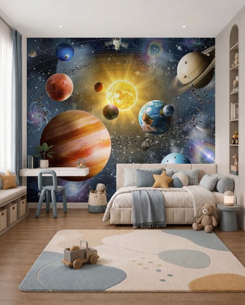 Fotótapéta Lenyűgöző űr, naprendszer, Fotótapéta design, u97222d1 : Uwalls.hu