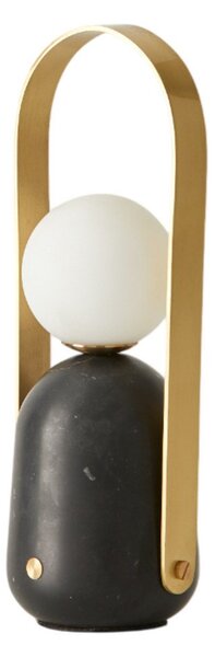 Asztali lámpa Aromas del Campo, Nano, dimmable, Fekete, Nappali, Rozsdamentes acél, Skandináv