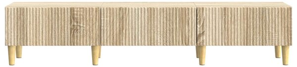 TV szekrény fiókkal Sonoma Tölgy 147 x 34,5 x 30 cm Szerelt Fa