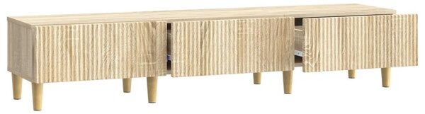 TV szekrény fiókkal Sonoma Tölgy 147 x 34,5 x 30 cm Szerelt Fa