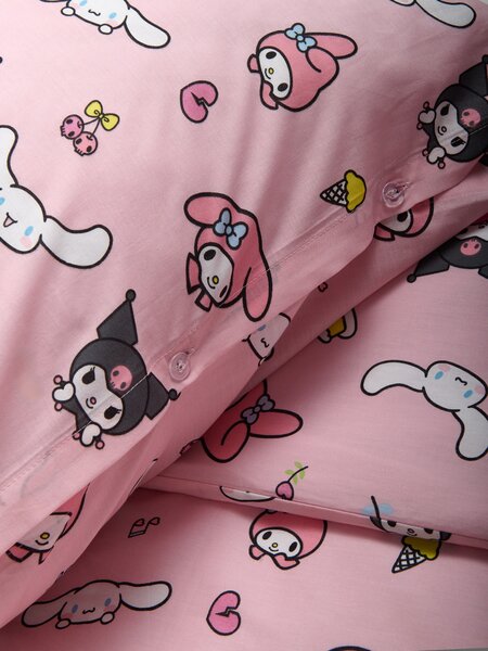 Sinsay - Pamut ágynemű Hello Kitty and Friends - rózsaszín
