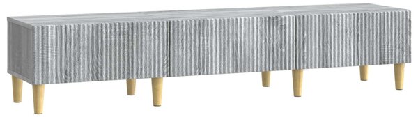TV szekrény fiókkal Szürke Sonoma 147 x 34,5 x 30 cm Szerelt Fa