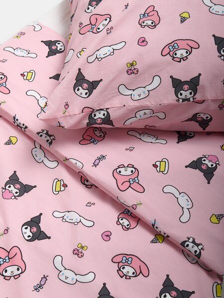 Sinsay - Pamut ágynemű Hello Kitty and Friends - rózsaszín