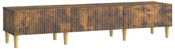 TV szekrény fiókkal Füstös Tölgy 147 x 34,5 x 30 cm Szerelt Fa