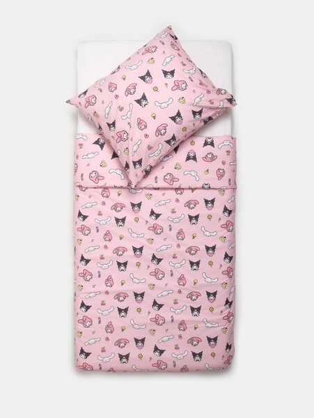 Sinsay - Pamut ágynemű Hello Kitty and Friends - rózsaszín