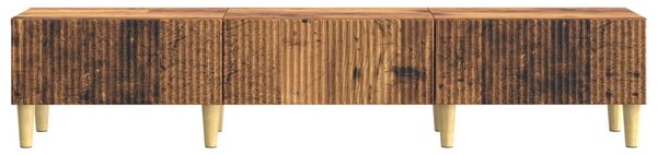 TV szekrény fiókkal Antik Fa 147 x 34,5 x 30 cm Szerelt Fa