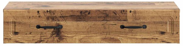 Fali oldaltábla Antik Fa 87,5 x 34,5 x 17 cm Szerelt Fa