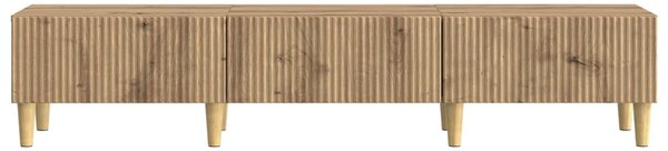 TV szekrény Kézműves Tölgy 147 x 34,5 x 30 cm Szerelt Fa