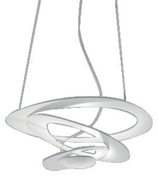 Függőlámpa Artemide, Pirce Micro, dimmable, Fehér, Nappali, Fém, Dizájn