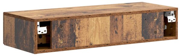 Fali oldaltábla Antik Fa 87,5 x 34,5 x 17 cm Szerelt Fa