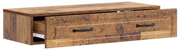 Fali oldaltábla Antik Fa 87,5 x 34,5 x 17 cm Szerelt Fa
