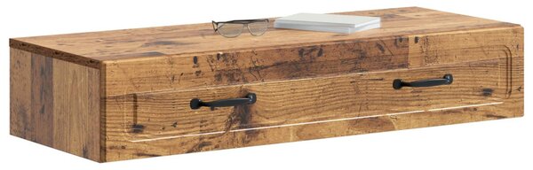 Fali oldaltábla Antik Fa 87,5 x 34,5 x 17 cm Szerelt Fa