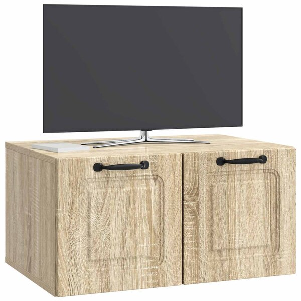 Fali TV szekrény Sonoma Tölgy 59,5 x 41 x 30 cm Szerelt Fa
