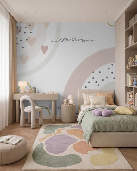 Fotótapéta Szivárvány, Gyerek fotótapéta, Fotótapéta gyerekek szivárvány, u99373 : Uwalls.hu