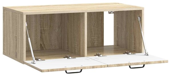 Fali TV szekrény Sonoma Tölgy 78,5 x 41 x 30 cm Szerelt Fa