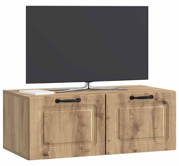 Fali TV szekrény Kézműves Tölgy 78,5 x 41 x 30 cm Szerelt Fa