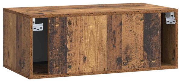 Fali TV szekrény Antik Fa 78,5 x 41 x 30 cm Szerelt Fa