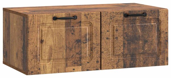 Fali TV szekrény Antik Fa 78,5 x 41 x 30 cm Szerelt Fa