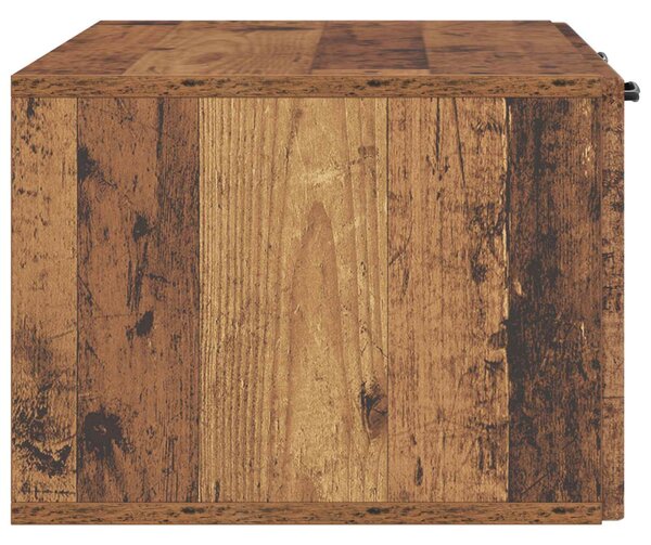 Fali TV szekrény Antik Fa 78,5 x 41 x 30 cm Szerelt Fa