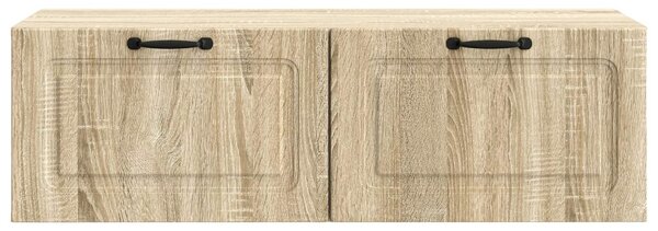 Fali TV szekrény Sonoma Tölgy 98 x 41 x 30 cm Szerelt Fa