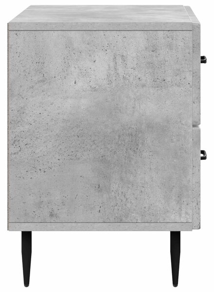 Éjjeliszekrény Betonszürke 62 x 34,5 x 47,5 cm Szerelt Fa