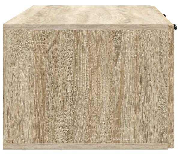 Fali TV szekrény Sonoma Tölgy 98 x 41 x 30 cm Szerelt Fa
