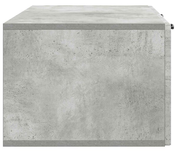 Fali TV szekrény Betonszürke 98 x 41 x 30 cm Szerelt Fa