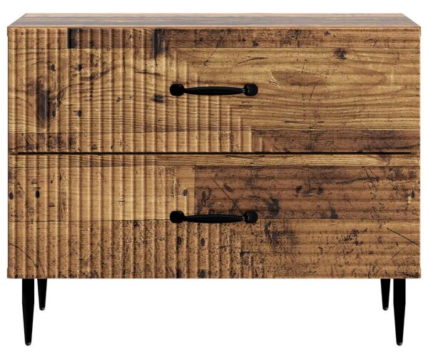 Éjjeliszekrény fiókkal Antik Fa 62 x 34,5 x 47,5 cm Szerelt Fa