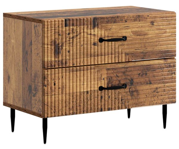 Éjjeliszekrény fiókkal Antik Fa 62 x 34,5 x 47,5 cm Szerelt Fa