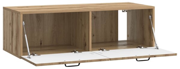 Fali TV szekrény Kézműves Tölgy 98 x 41 x 30 cm Szerelt Fa