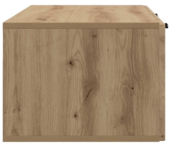 Fali TV szekrény Kézműves Tölgy 98 x 41 x 30 cm Szerelt Fa