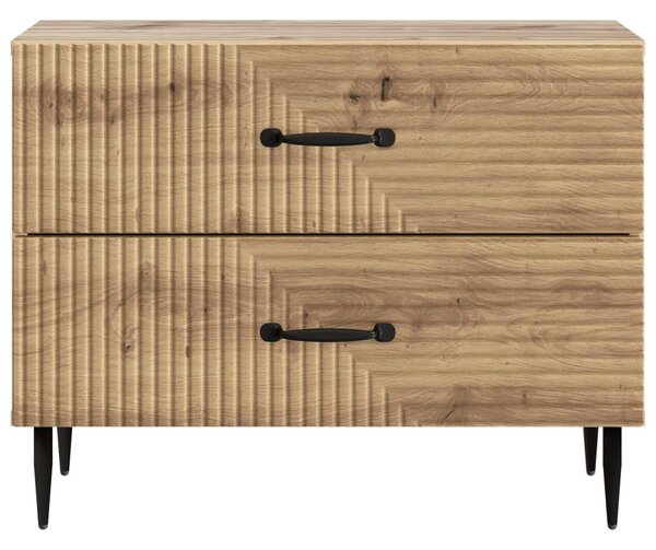 Éjjeliszekrény Kézműves Tölgy 62 x 34,5 x 47,5 cm Szerelt Fa