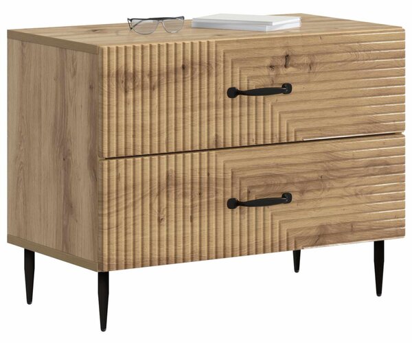 Éjjeliszekrény Kézműves Tölgy 62 x 34,5 x 47,5 cm Szerelt Fa