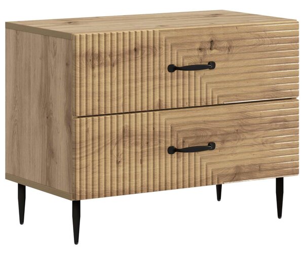 Éjjeliszekrény Kézműves Tölgy 62 x 34,5 x 47,5 cm Szerelt Fa